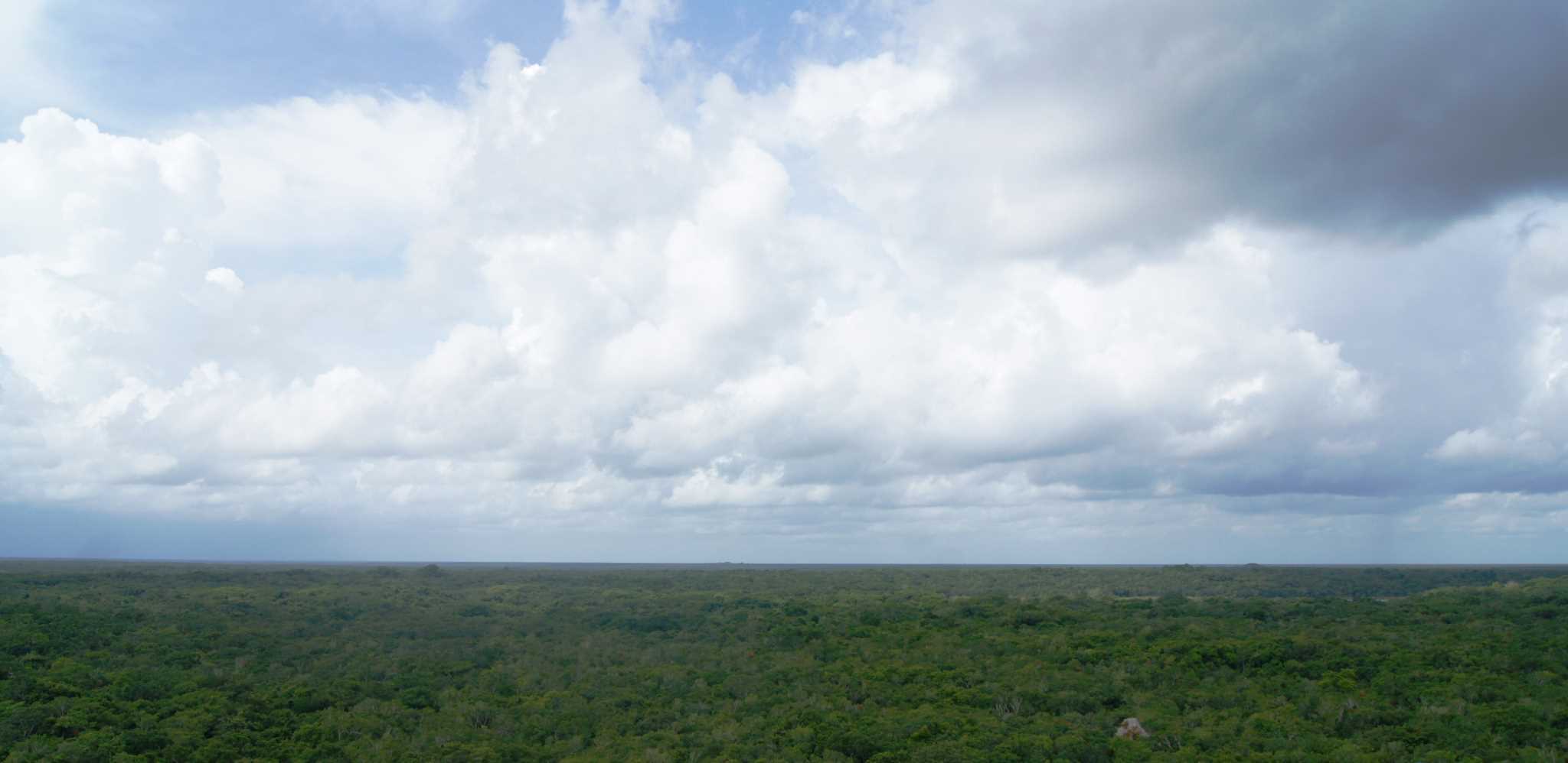   -  (Coba pyramids ruins - on top - pyramids can not be too tall)